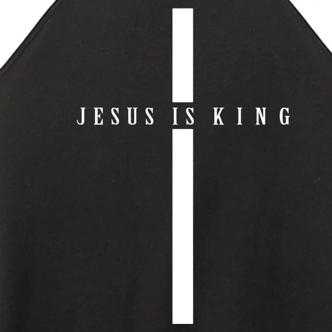 Jesus Is King Women’s Perfect Tri Rocker Tank