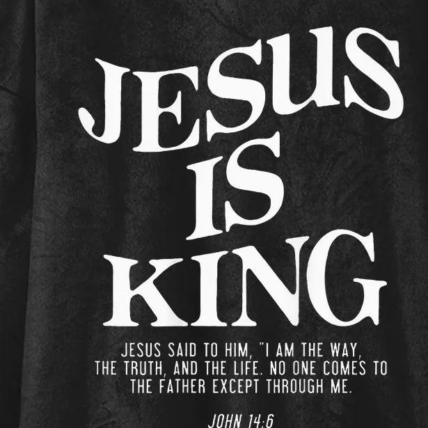 Jesus Is King Jesus John 146 Costume Christian Hooded Wearable Blanket