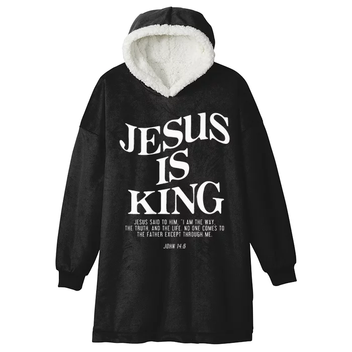 Jesus Is King Jesus John 146 Costume Christian Hooded Wearable Blanket