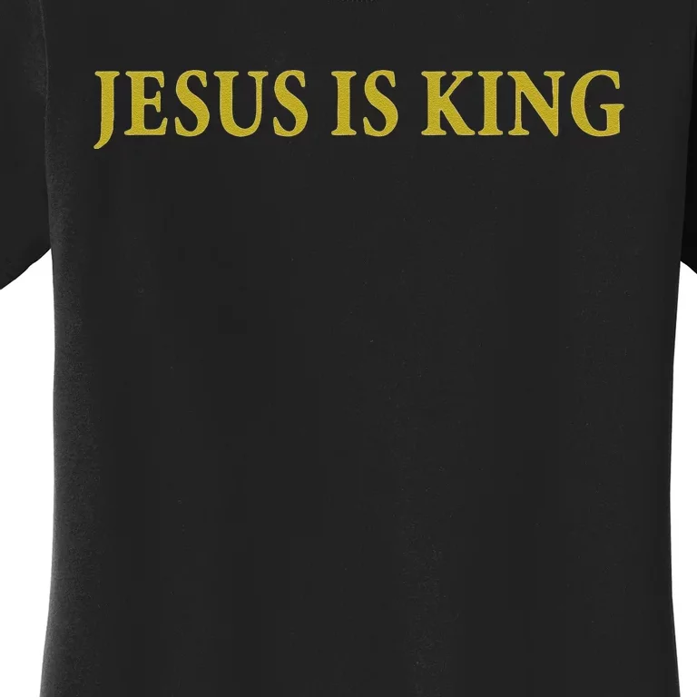 Jesus Is King Christian Women's T-Shirt