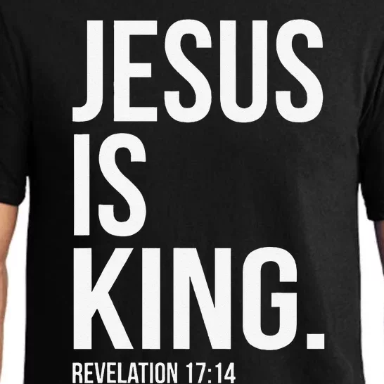 Jesus Is King Bible Scripture Christian Pajama Set