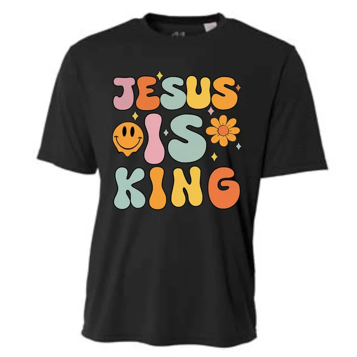 Jesus Is King Christian Religious Cooling Performance Crew T-Shirt