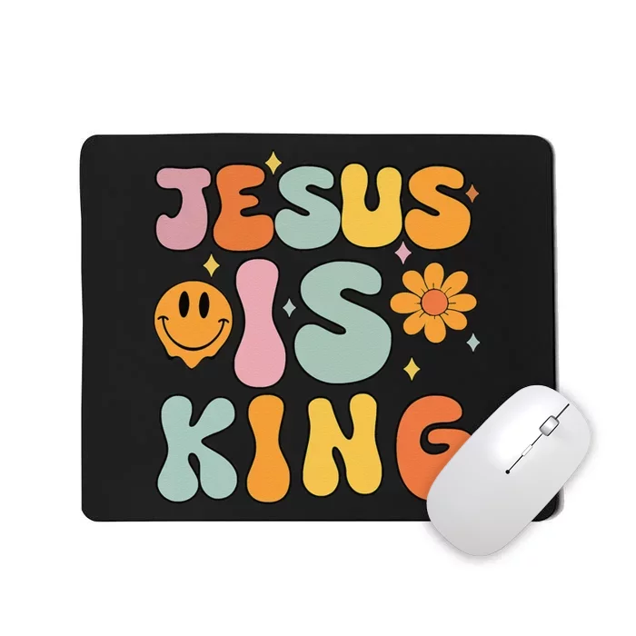 Jesus Is King Christian Religious Mousepad