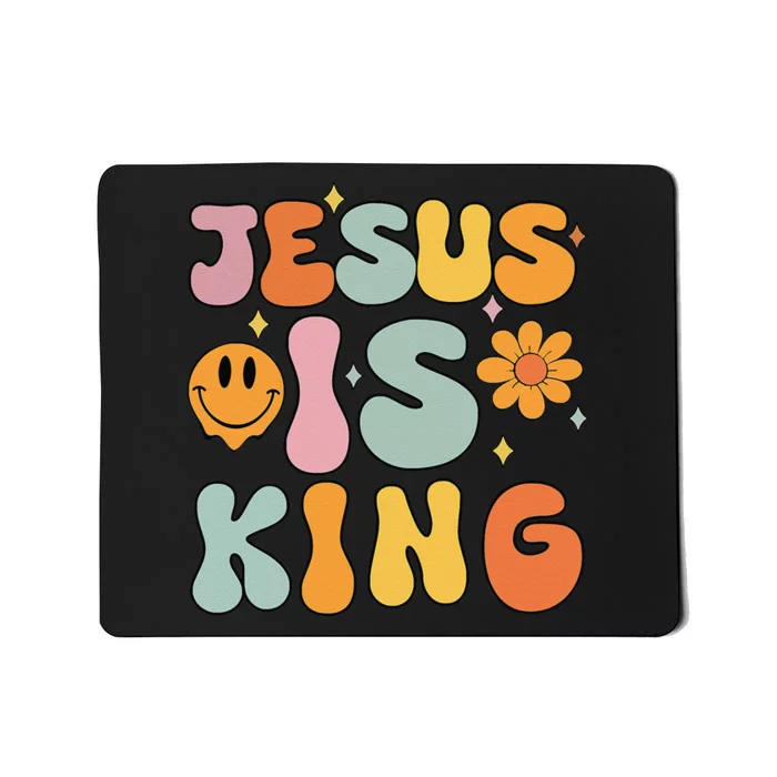 Jesus Is King Christian Religious Mousepad