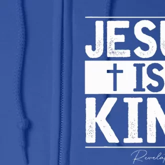 Jesus Is King Jesus Costume Adult Christian Full Zip Hoodie