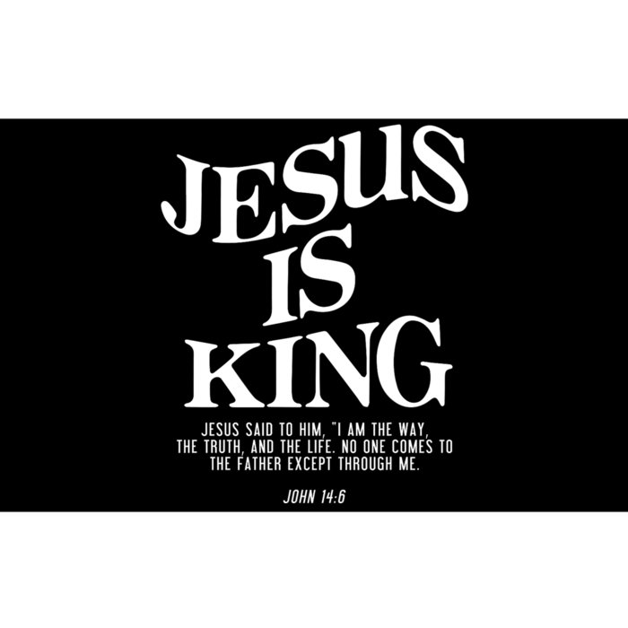 Jesus Is King Jesus John 14:6 Costume Christian Bumper Sticker