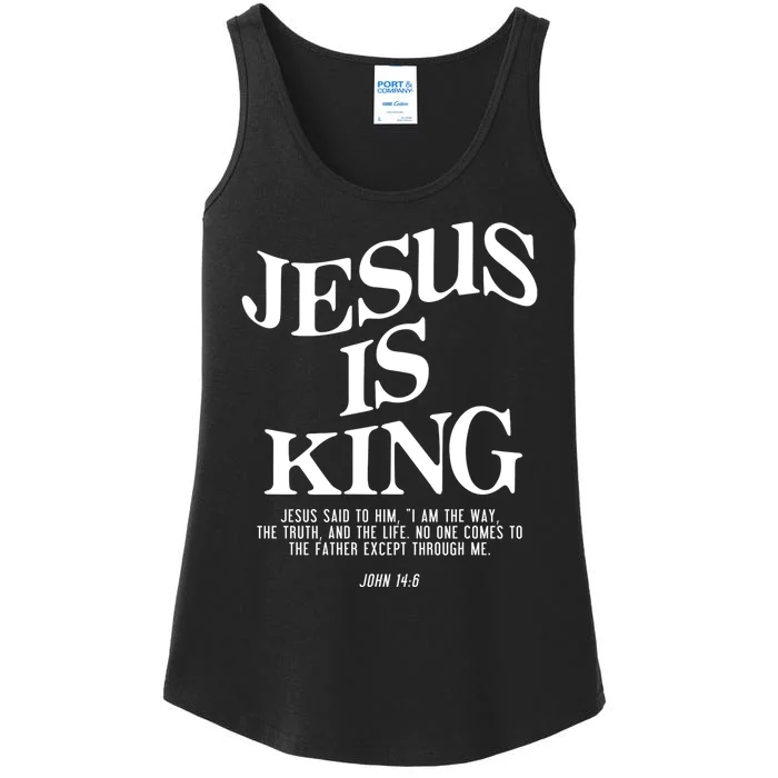 Jesus Is King Jesus John 14:6 Costume Christian Ladies Essential Tank