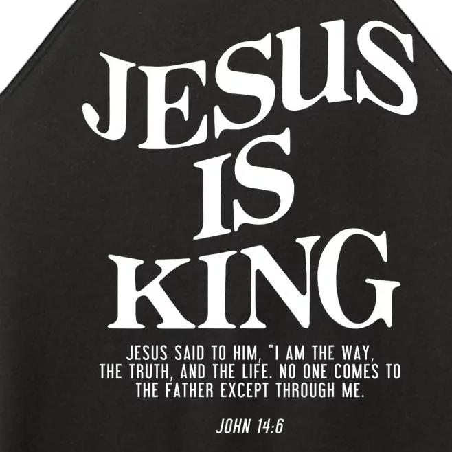 Jesus Is King Jesus John 14:6 Costume Christian Women’s Perfect Tri Rocker Tank