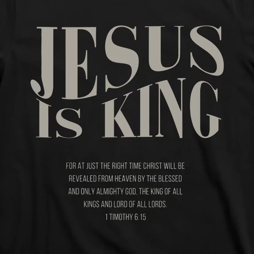 Jesus Is King Christian T-Shirt