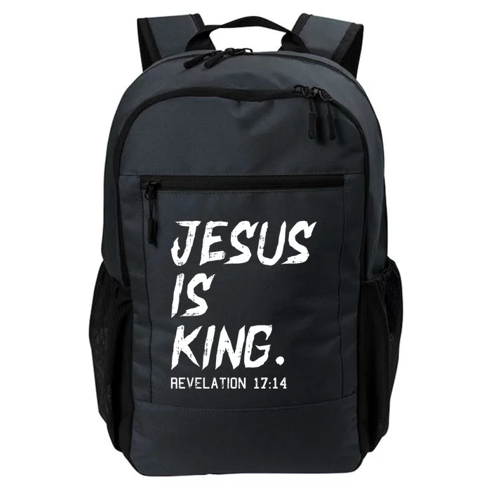 Jesus Is King Christmas Revelation Bible Religious Christian Gift Daily Commute Backpack