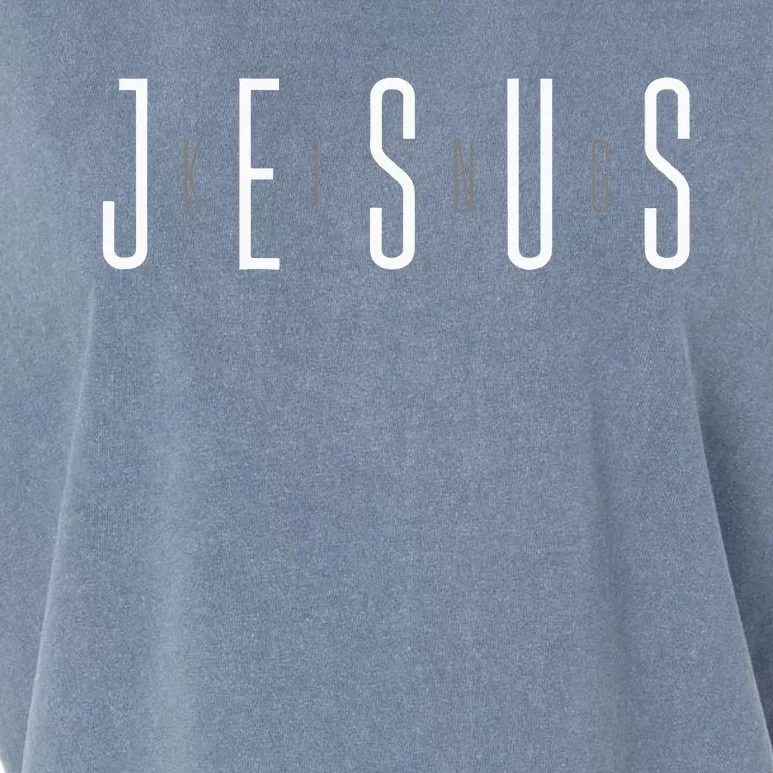 Jesus Is King And Lord Garment-Dyed Women's Muscle Tee