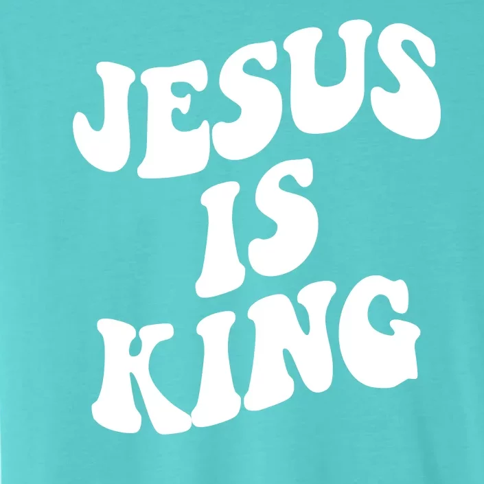 Jesus Is King Groovy Retro Christianity ChromaSoft Performance T-Shirt