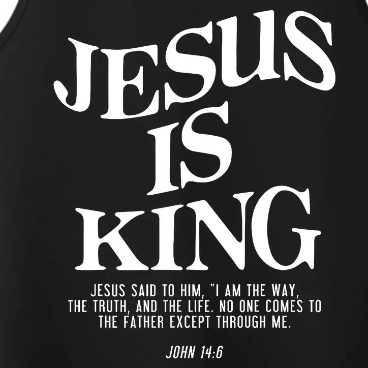 Jesus Is King Jesus John 14:6 Costume Christian Performance Tank