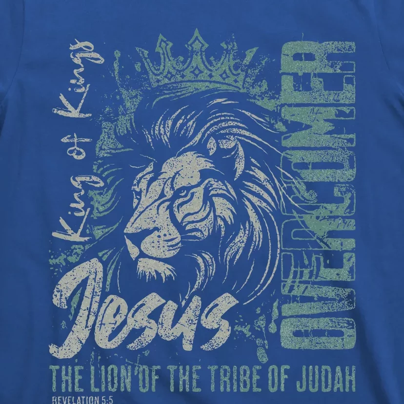 Jesus Is King Lion Of Judah Bible Faith T-Shirt