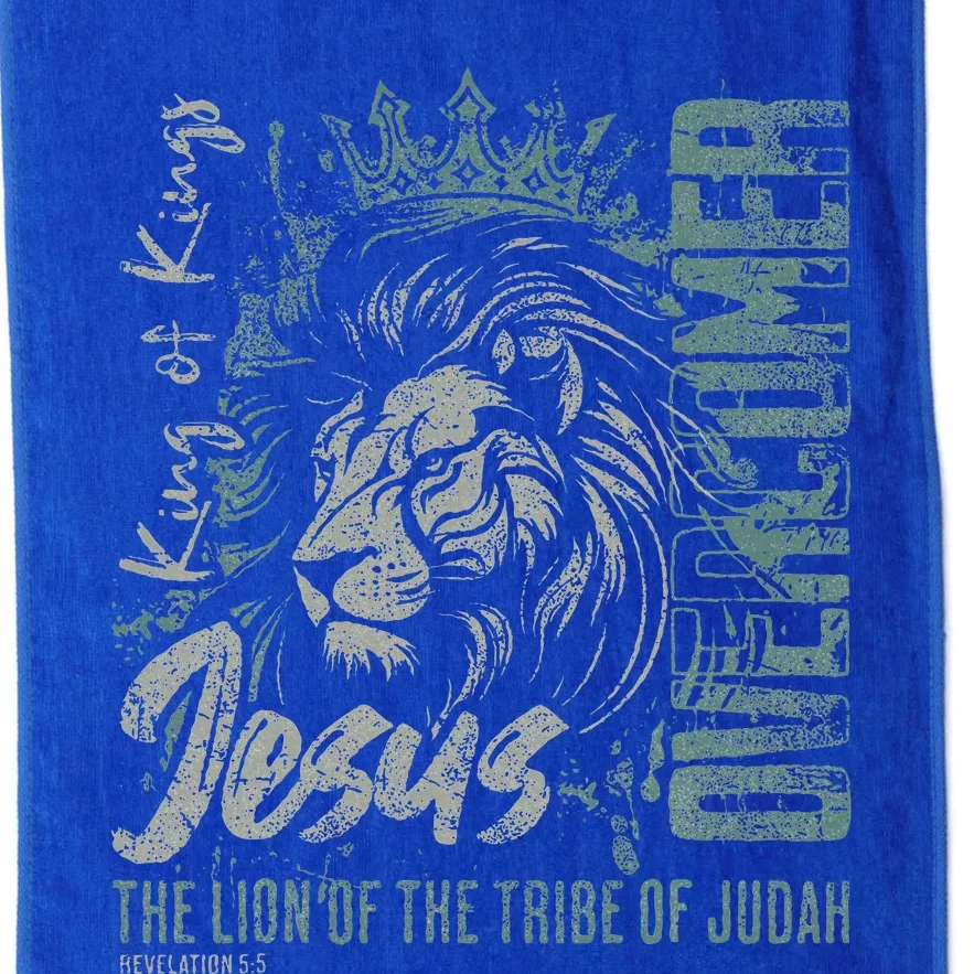 Jesus Is King Lion Of Judah Bible Faith Platinum Collection Golf Towel