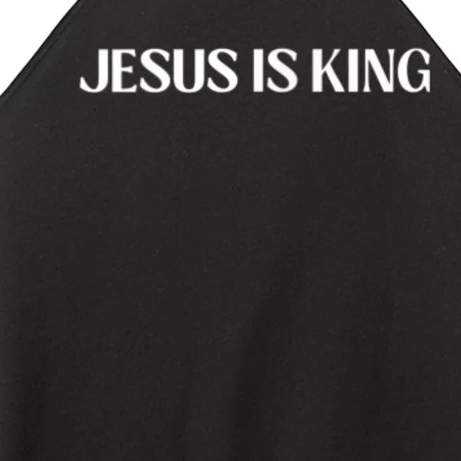 Jesus Is King Love Peace Unity Women’s Perfect Tri Rocker Tank