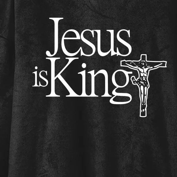 Jesus Is King Hooded Wearable Blanket