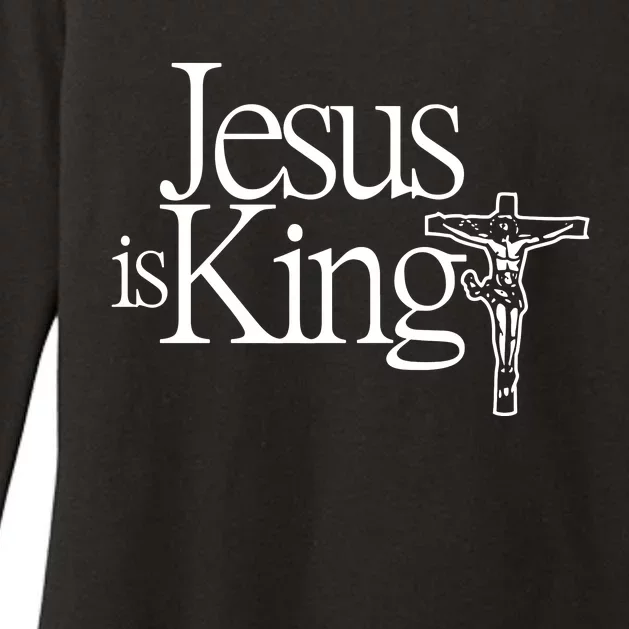 Jesus Is King Womens CVC Long Sleeve Shirt