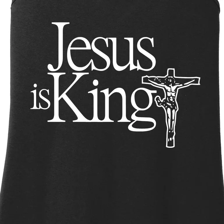 Jesus Is King Ladies Essential Tank