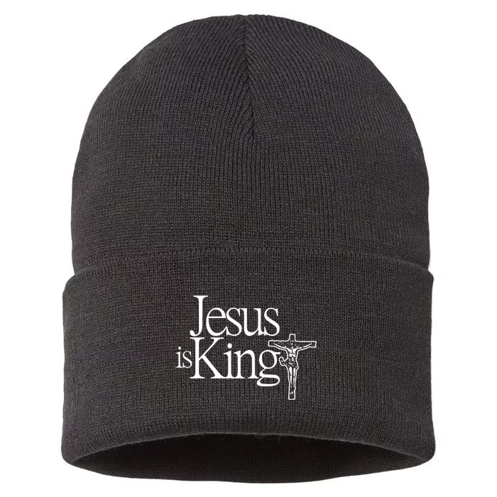 Jesus Is King Sustainable Knit Beanie