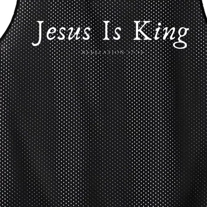 Jesus is King Mesh Reversible Basketball Jersey Tank