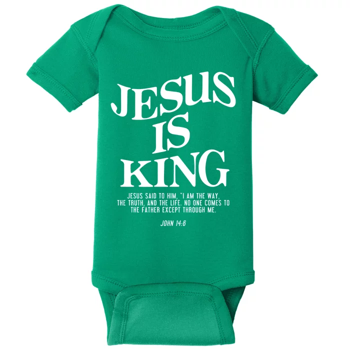 Jesus Is King Jesus John 14:6 Costume Christian Baby Bodysuit