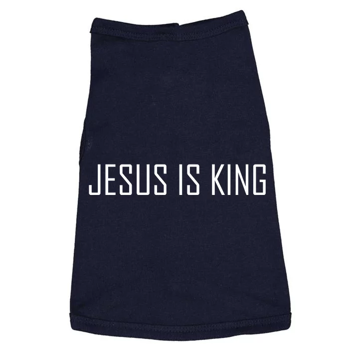 Jesus Is King Prayer Doggie Tank