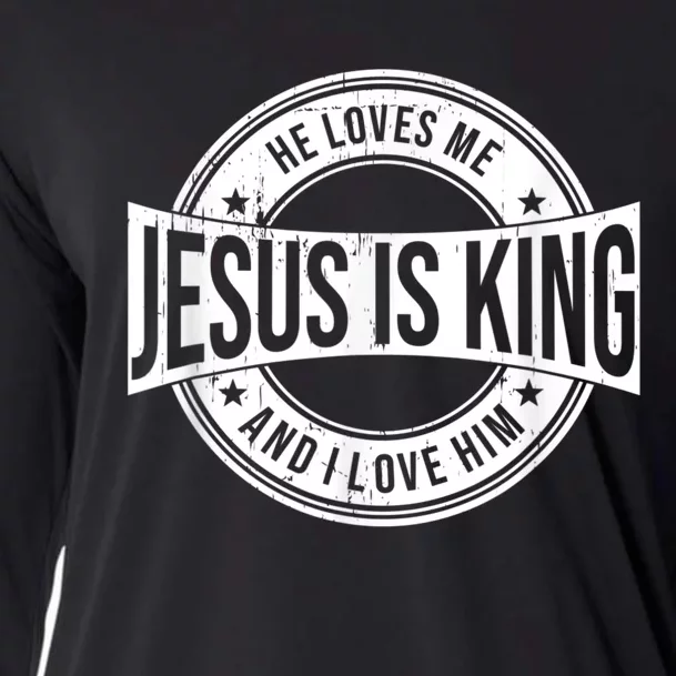 Jesus Is King Cooling Performance Long Sleeve Crew