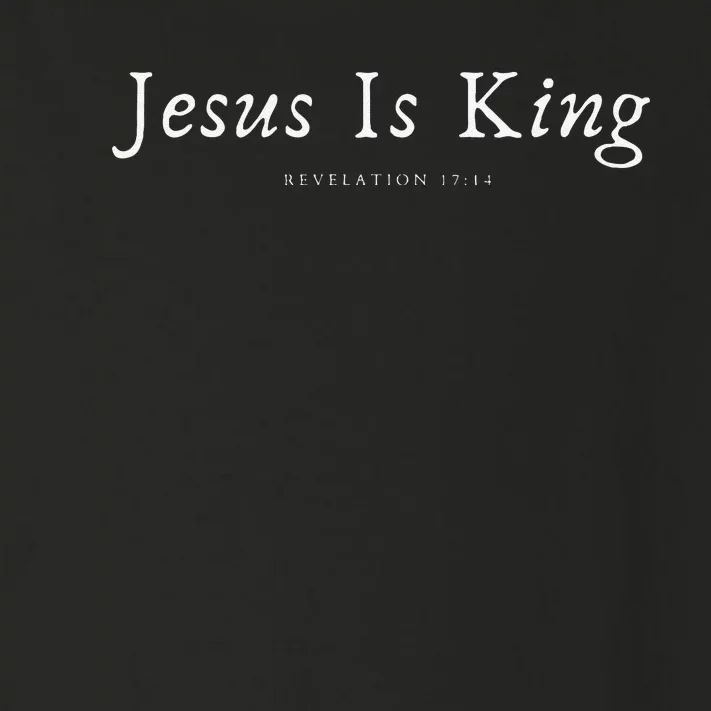 Jesus Is King Toddler Long Sleeve Shirt