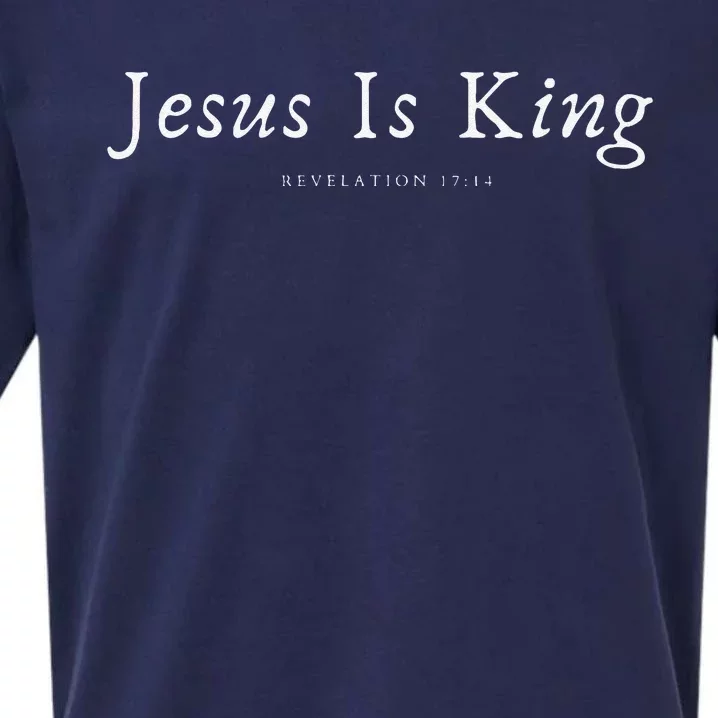 Jesus Is King Sueded Cloud Jersey T-Shirt