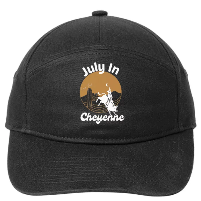 July In Lane Frost Cheyenne 7-Panel Snapback Hat