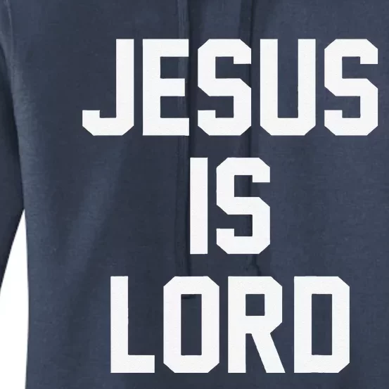 Jesus Is Lord Christian Faith Trust In God Christ Women's Pullover Hoodie