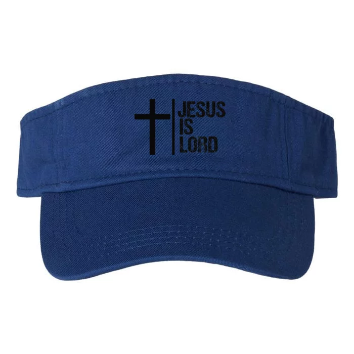 Jesus Is Lord Cross Faith Christian Bible God Holy Valucap Bio-Washed Visor