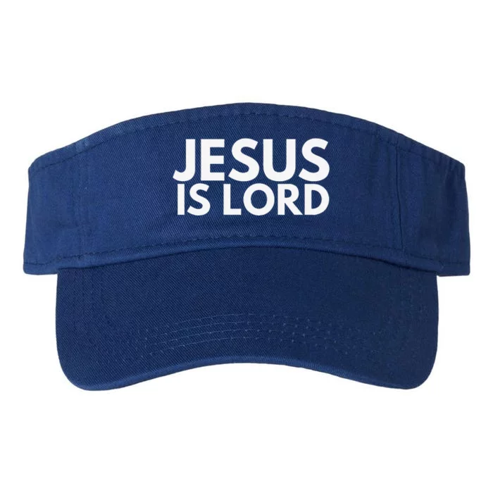 Jesus Is Lord Savior God Religion Prayer Faith Valucap Bio-Washed Visor