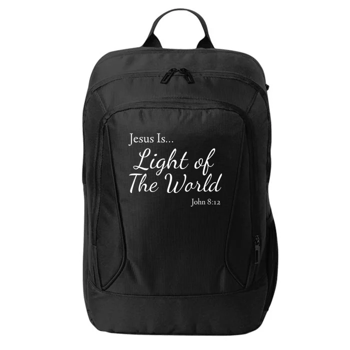 Jesus Is Light Of The World John 812 City Backpack