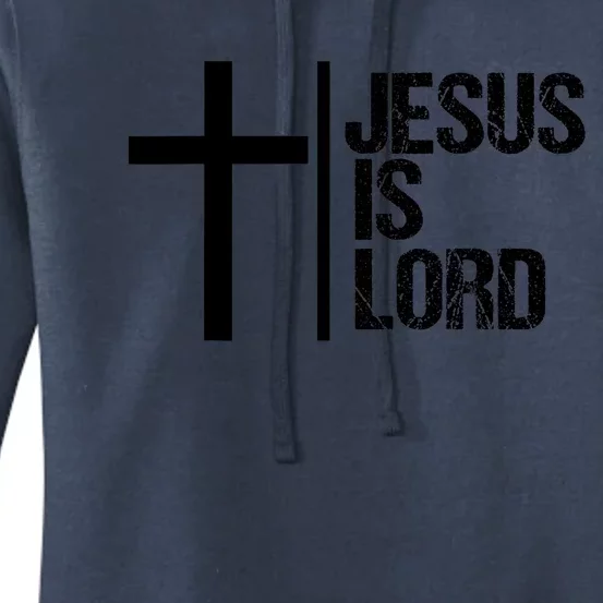 Jesus Is Lord Cross Faith Christian Bible God Holy Women's Pullover Hoodie