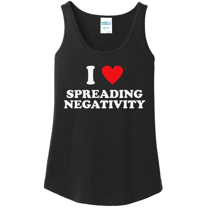 Joke I Love Spreading Negetivity Ladies Essential Tank