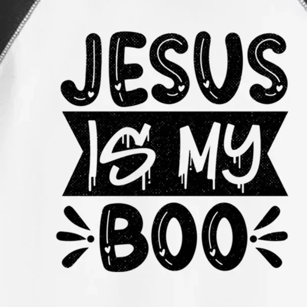 Jesus Is My Boo Funny Gift Toddler Fine Jersey T-Shirt