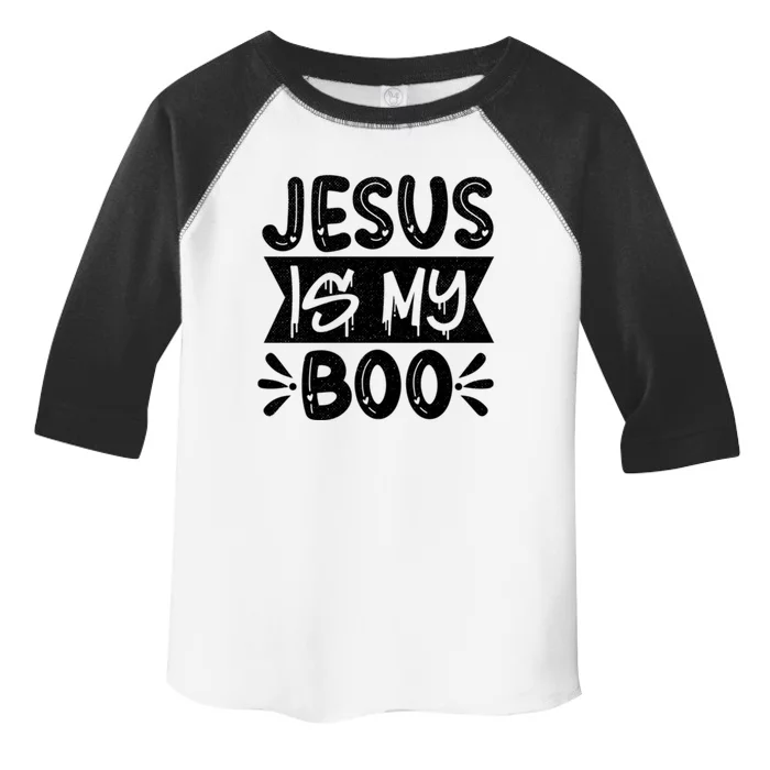 Jesus Is My Boo Funny Gift Toddler Fine Jersey T-Shirt