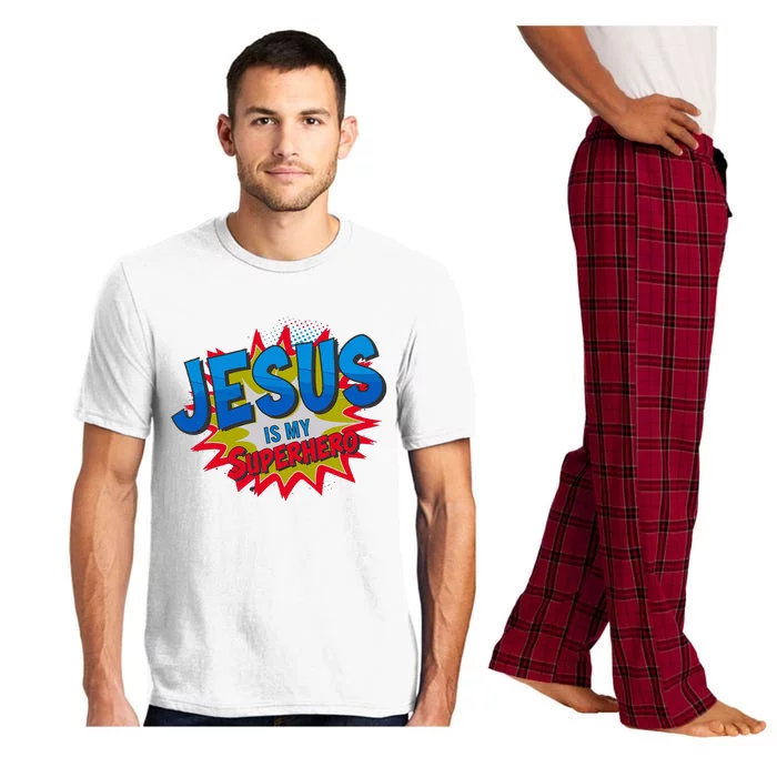 Jesus Is My Superhero Pajama Set