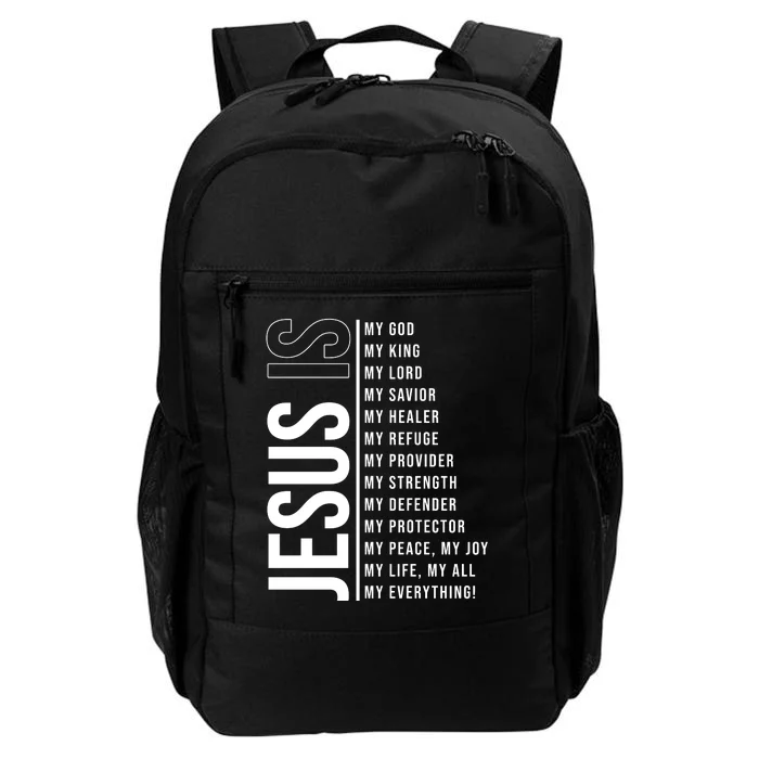 Jesus Is My Lord My Everything Christianity Quote Daily Commute Backpack