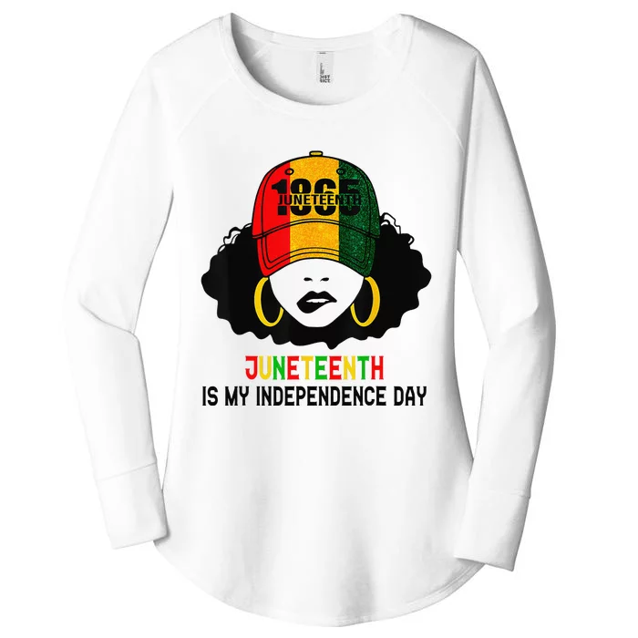 Juneteenth Is My Independence Day 1865 Black History African Women's Perfect Tri Tunic Long Sleeve Shirt