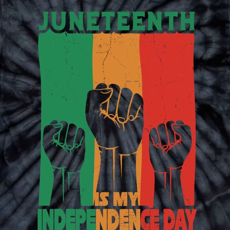 Juneteenth Is My Independence Day Black Queen King Cute Girl Tie-Dye T-Shirt