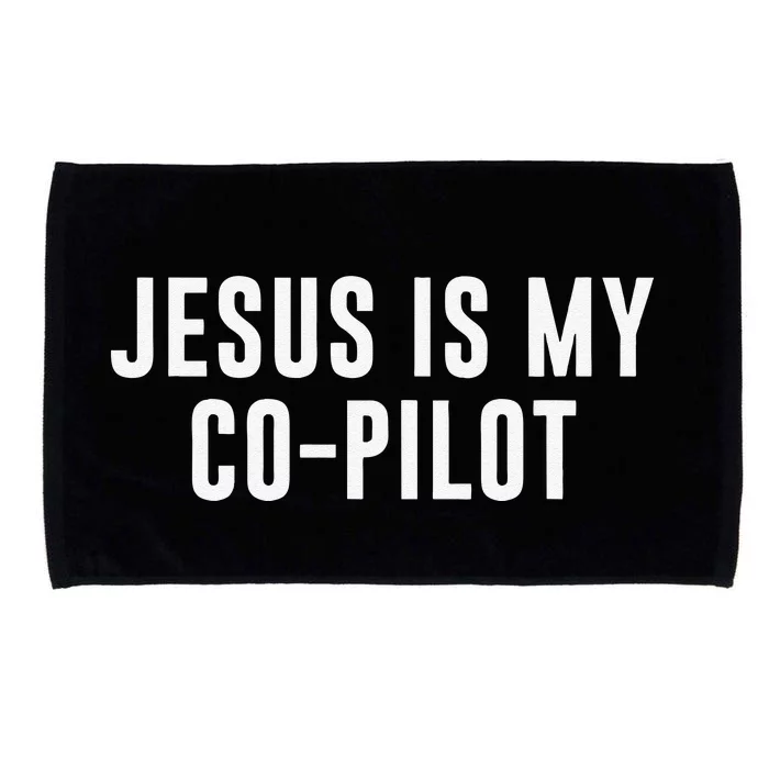 Jesus Is My CoPilot Microfiber Hand Towel