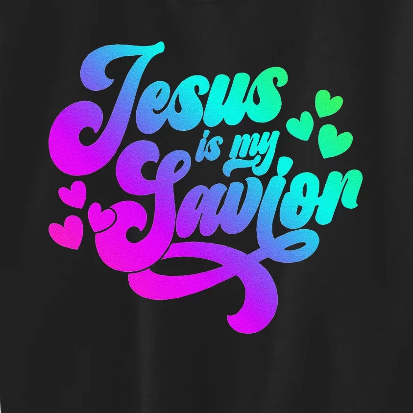 Jesus Is My All My Everything My God Lord Savior Kids Sweatshirt