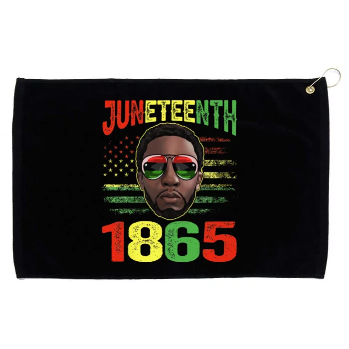 Juneteenth Is My Independence Day Black King Fathers Day Grommeted Golf Towel