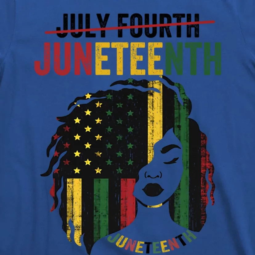 Juneteenth Is My Independence Day Celebrate Juneteenth 1865 Funny Gift T-Shirt