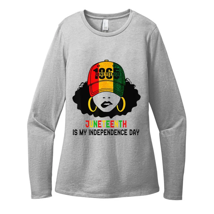 Juneteenth Is My Independence Day 1865 Black History African Womens CVC Long Sleeve Shirt