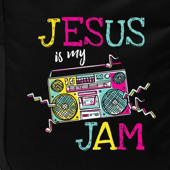 Jesus Is My Jam Christian Faith Religion Music Lover Impact Tech Backpack