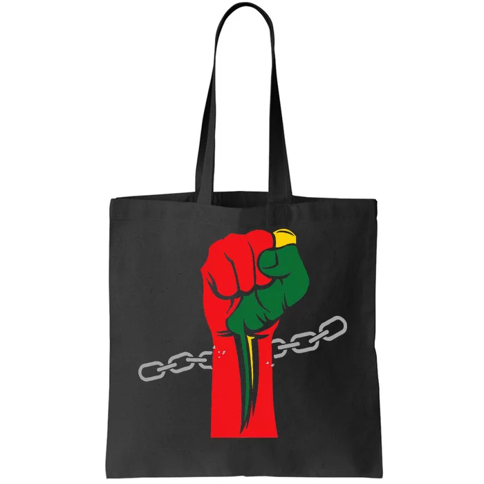 Juneteenth Is My Independence Day Free Black Pride Tote Bag